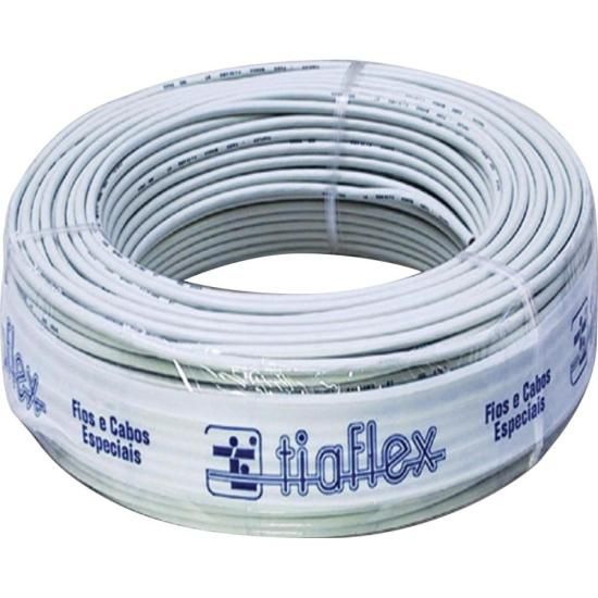 Fio Manga 4 x 26 AWG Sem Blindagem Bege Tiaflex - RL / 100