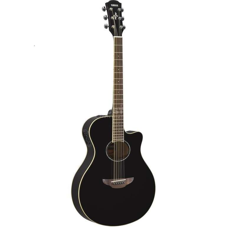 Violão Eletroacústico Cordas Em Aço Apx 600 Black Yamaha