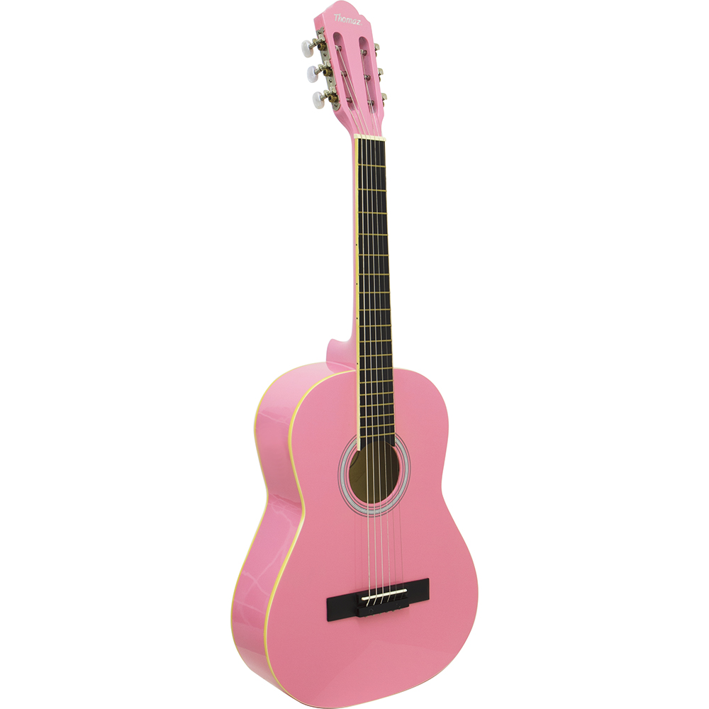Violão Acústico Infantil De Aço Para Destros Com Tensor Tcg 360 A Rosa Thomaz