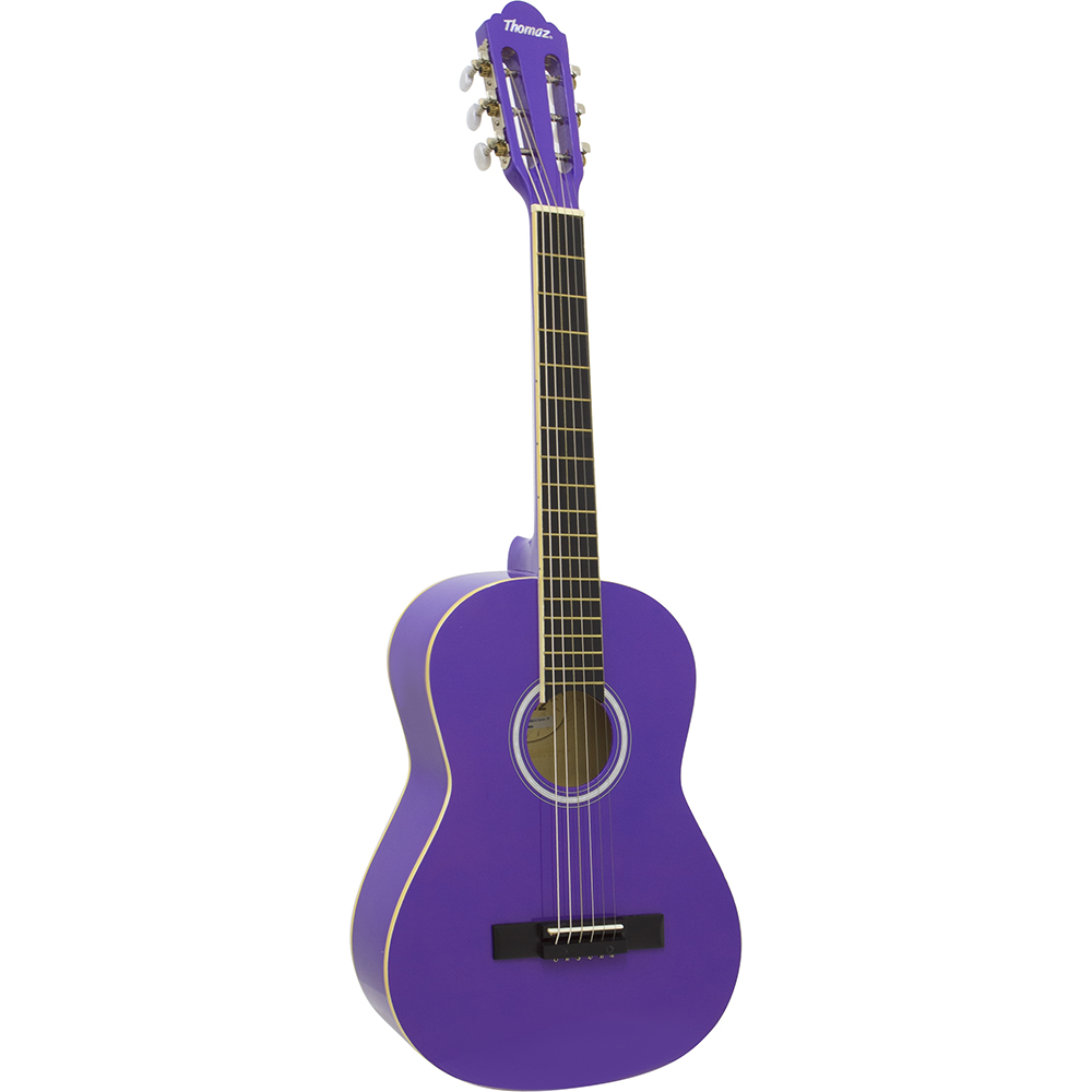 Violão Acústico Infantil De Aço Para Destros Com Tensor Tcg 360 A Roxo Thomaz