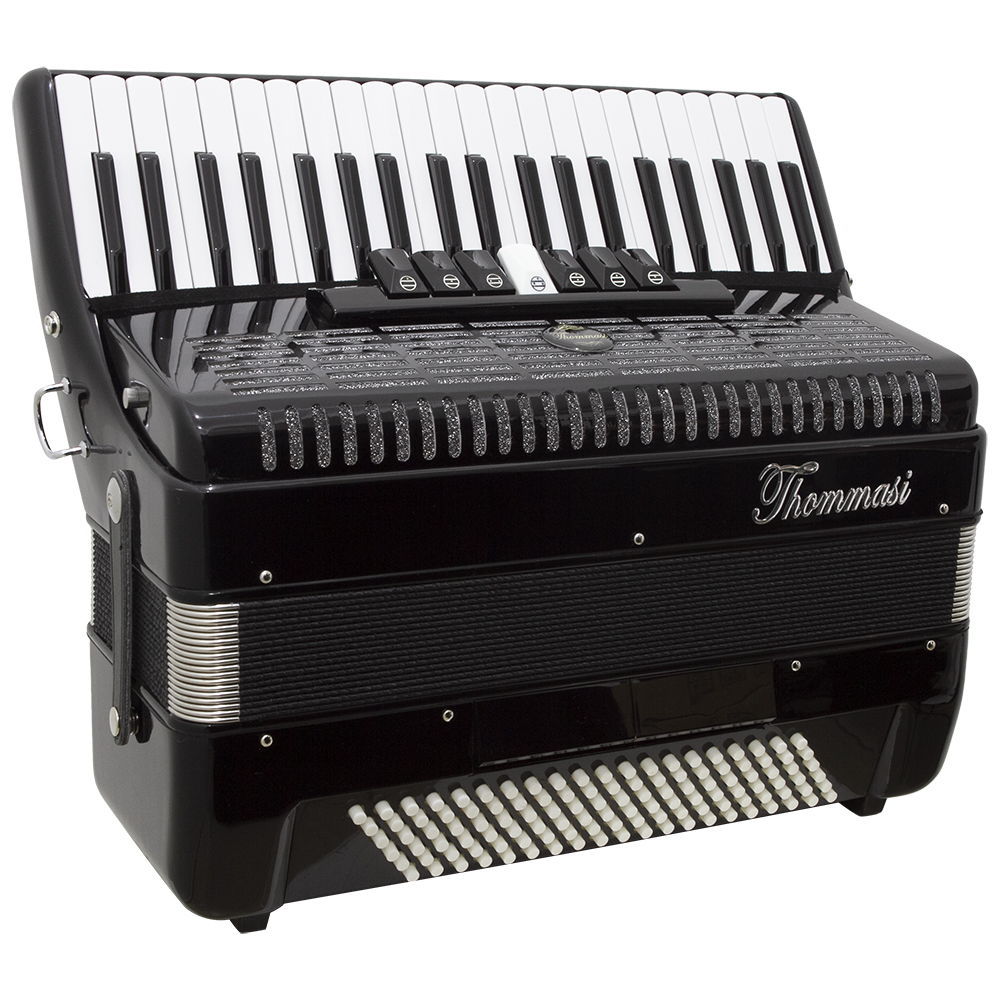 Acordeon 120 Baixos 41 Teclas Ta 12009 Preto Thommasi