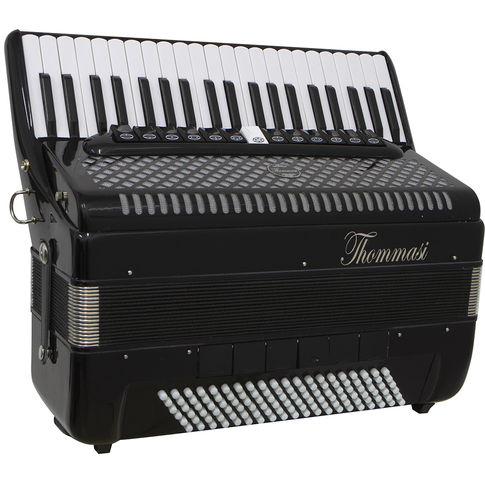 Acordeon 120 Baixos Ta 12020 Preto Thommasi
