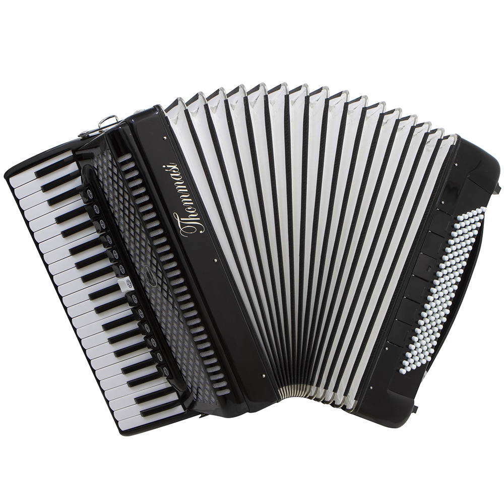 Acordeon 120 Baixos Ta 12020 Preto Thommasi