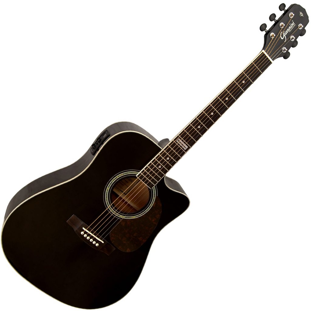 Violão Aço Eletroacústico Giannini Performance GF-1D BK Vtr100