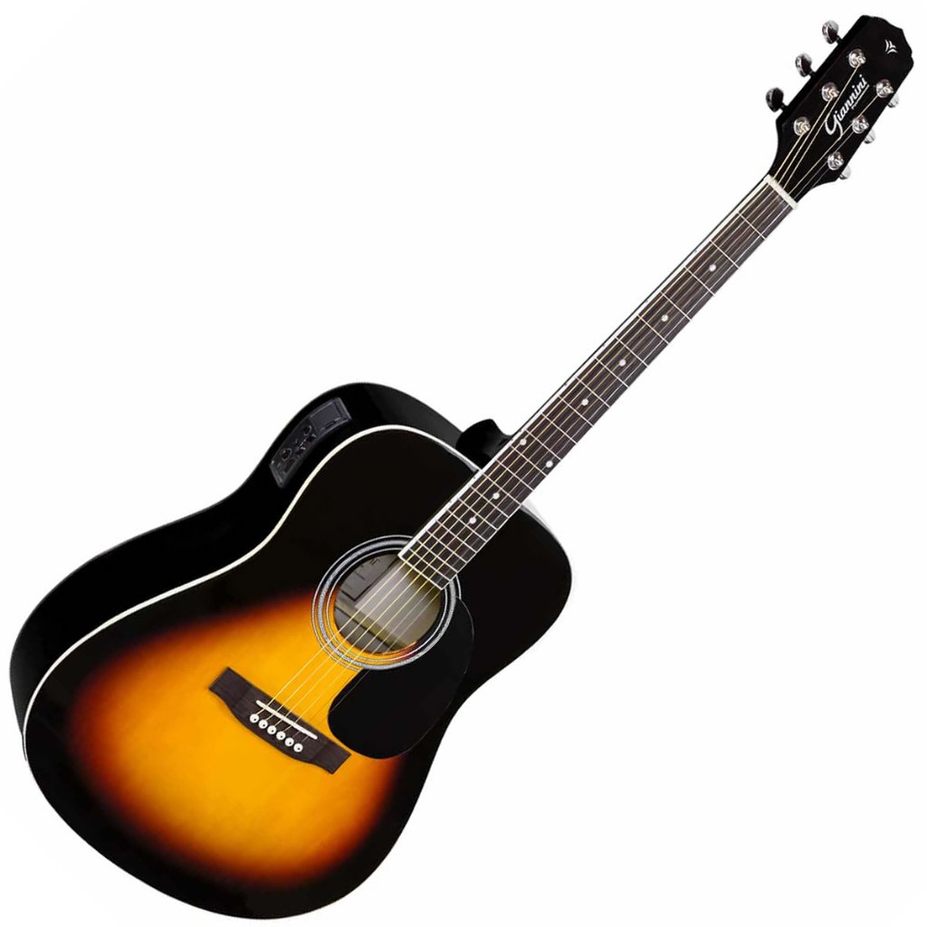 Violão Giannini GD1 EQ VSB-S Folk Aço Elétrico Afinador Vtr223