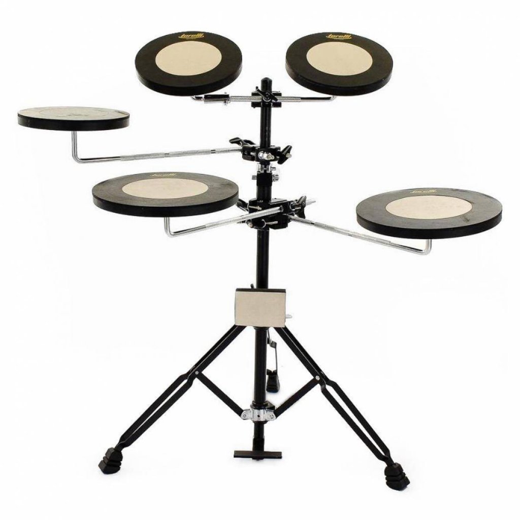 Bateria De Estudo Torelli Tbe01 + Pedal De Bateria Turbo