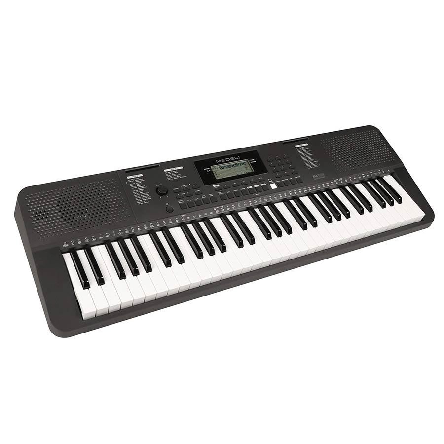 Teclado Arranjador  Medeli MK100 61 Teclas Sensitivas C/ Multi Funções