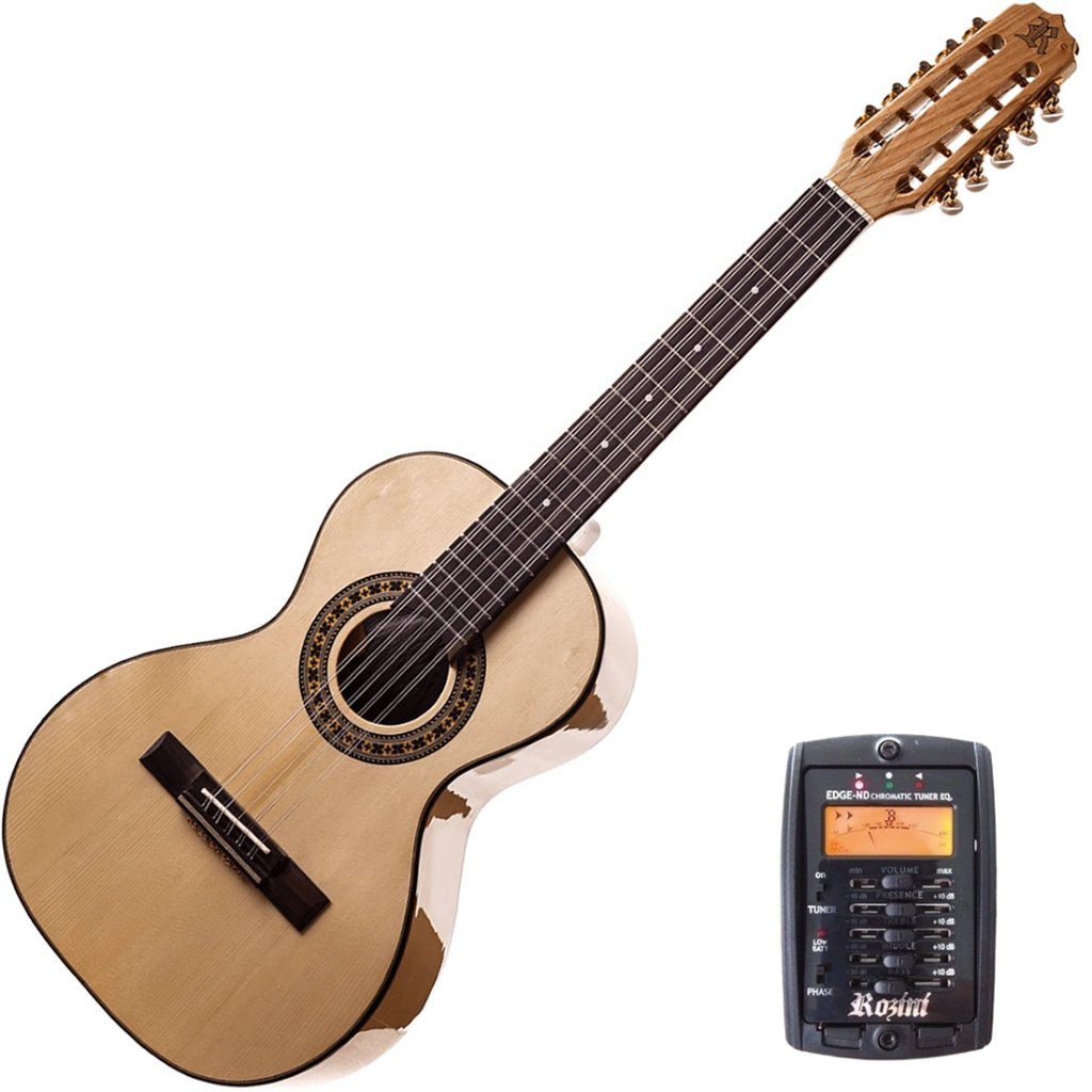 Kit Viola Rozini Rv217 Cinturada Dourada Eletrica Captação