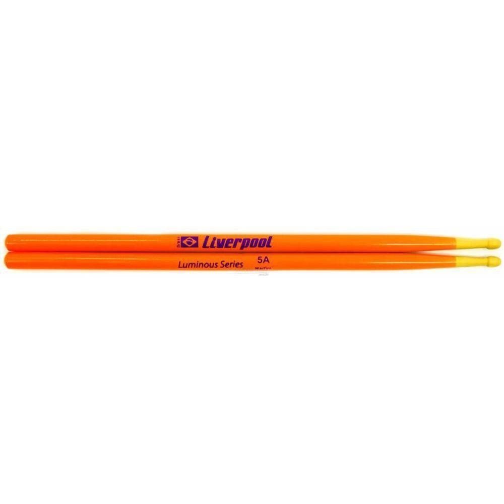 Baqueta Liverpool mc 5AM Luminous Séries 5A Laranja Ponta Madeira