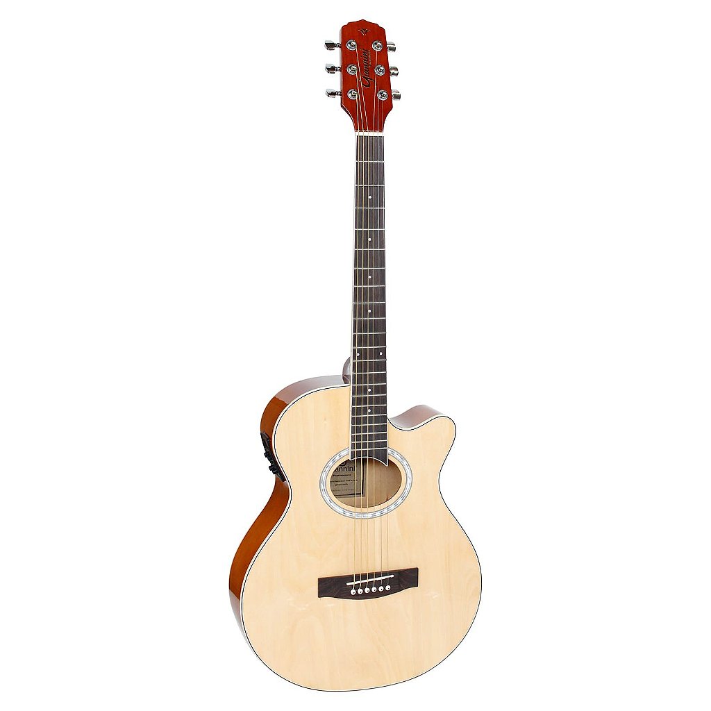 Violão Giannini GSF-1R CEQ Aço cor Natural com afinador