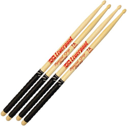 12 Pares Baquetas Special Grip 7a Madeira Marfim Liverpool