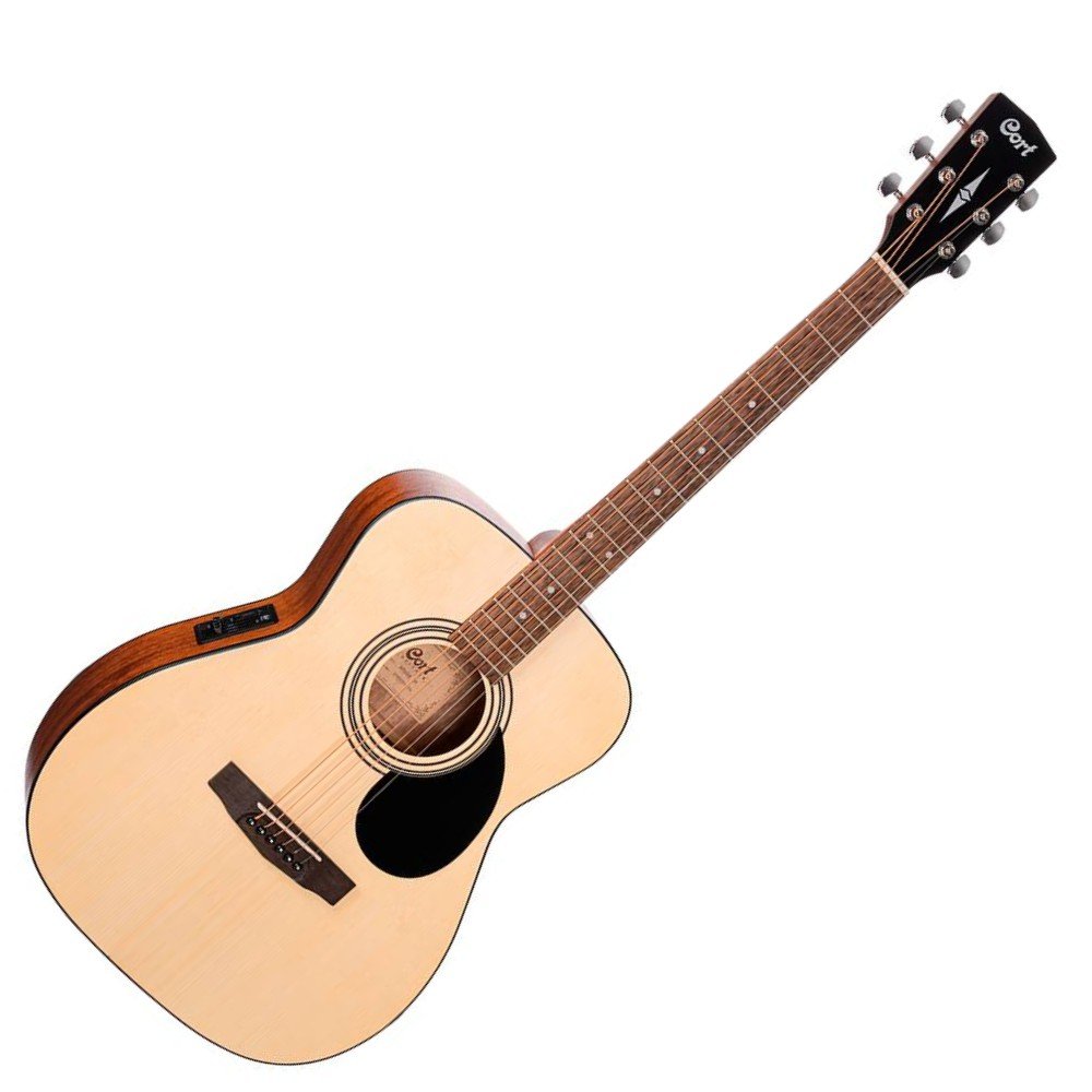 Violão Eletroacústico Cort AF-510F OP Fishman Open Pore com Tampo Spruce Sólido e Equalizador Fishman