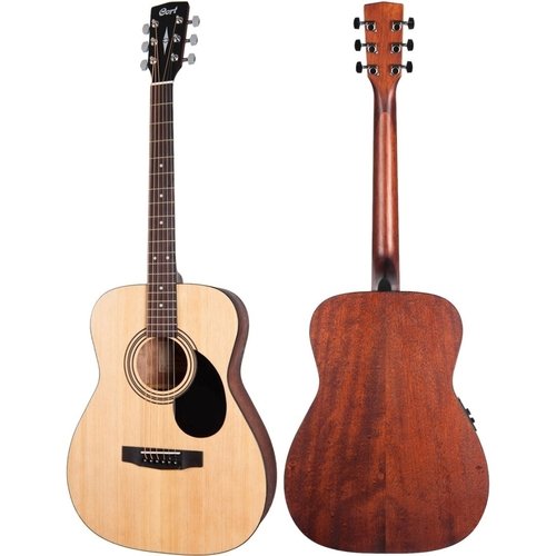 Violão Eletroacústico Cort AF-510F OP Fishman Open Pore com Tampo Spruce Sólido e Equalizador Fishman