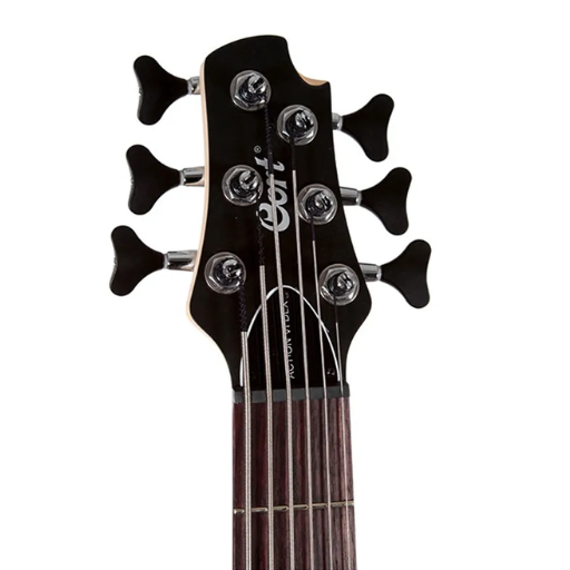 Contrabaixo Elétrico 6 Cordas Cort Action VI DLX ASH OPN com Corpo em Ash EQ Ativo e Captação HH
