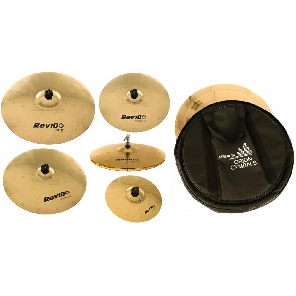 Set de Pratos 12"+14"+16"+18"+20"+Bag RV102 Revolution Pro 10 - Orion
