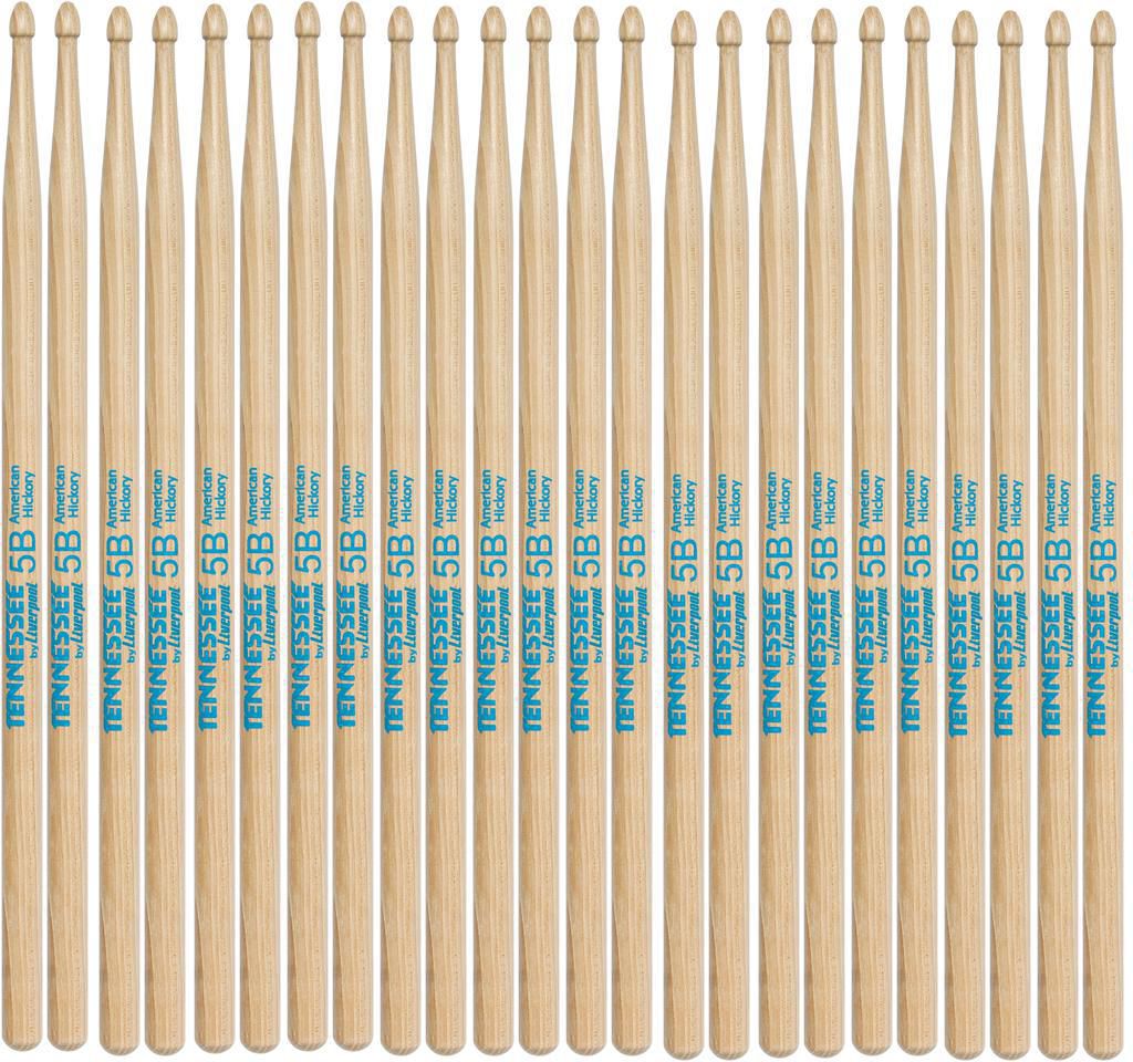 Baqueta 5b hickory 12 pares Tennessee Liverpooll TNHY DZ5BM