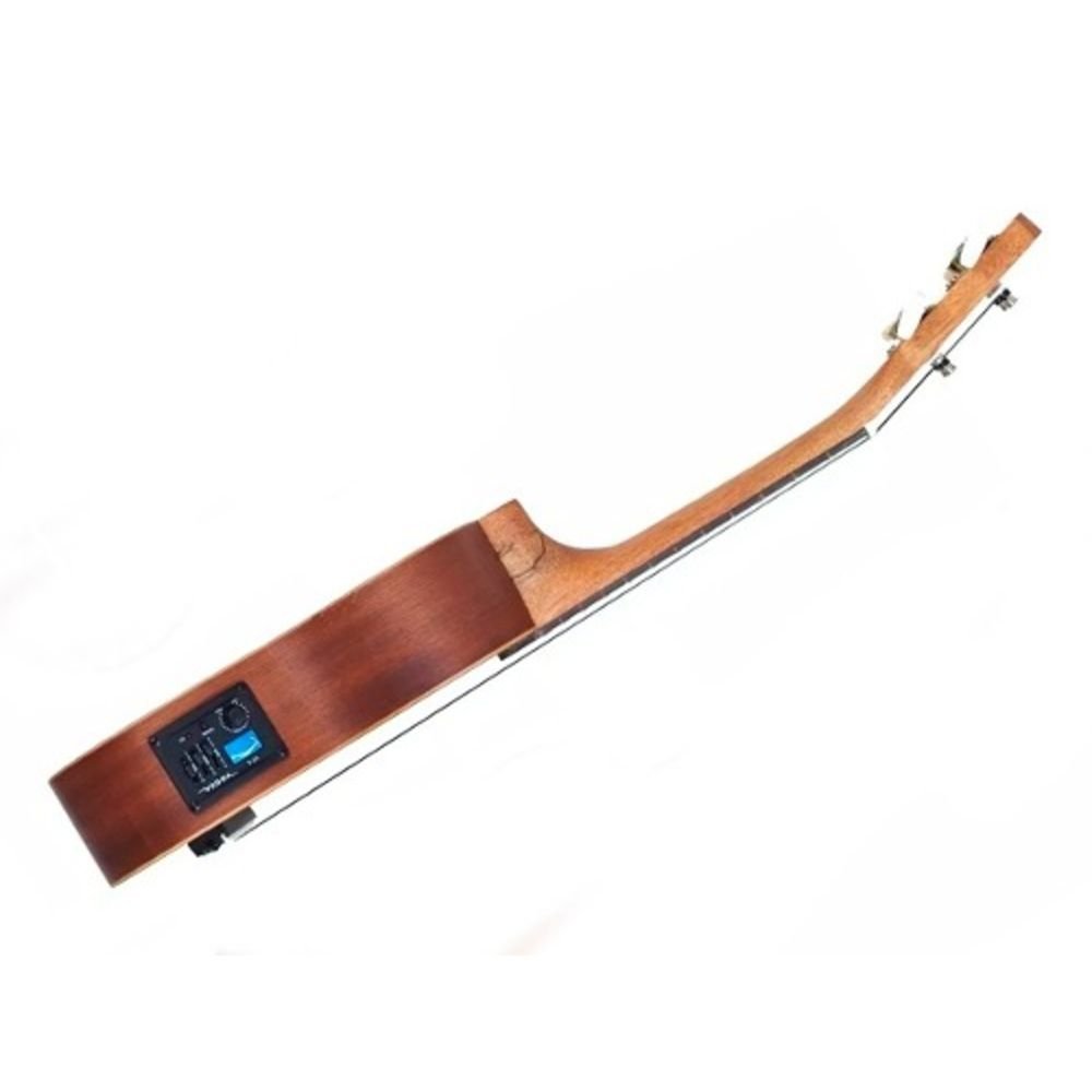 Ukulele Soprano Elétrico Vogga Vuk309 Mahogany Capa Afinador Profissional
