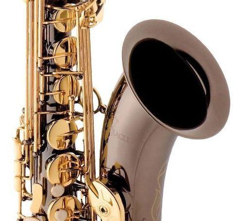 Saxofone Tenor Eagle ST503 Preto Ônix com Chaves Laqueadas