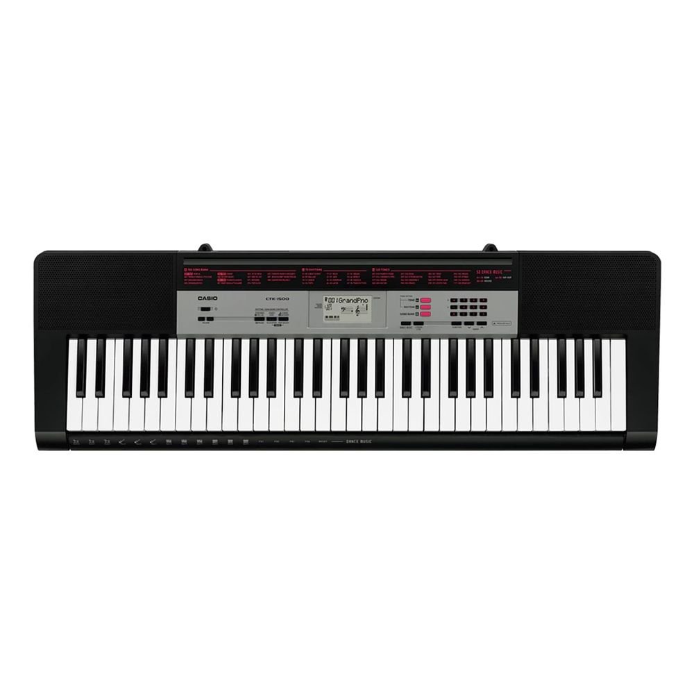Teclado Eletrônico Preto 61 Teclas CTK-1500 Casio