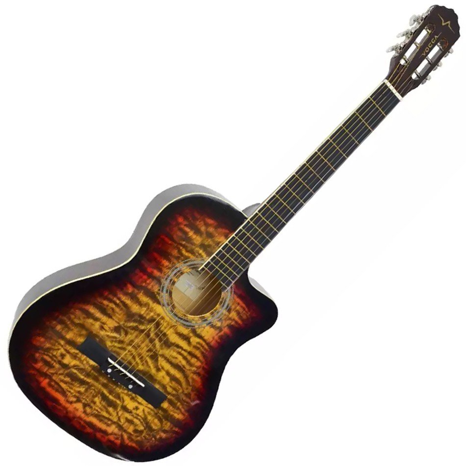 Violão Acústico Cordas Aço Vogga VCA216NC YS Vtr323