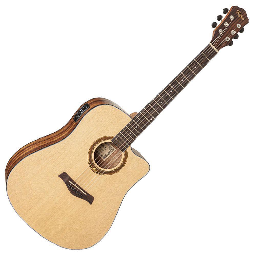 Violão Eletroacústico Aço dreadnought Hofma HMF290 STNT Satin Natural