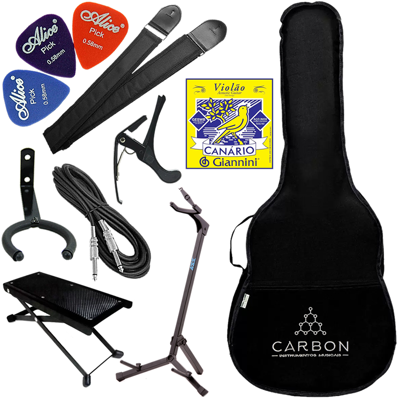 Kit Acessórios Para Violão VX03