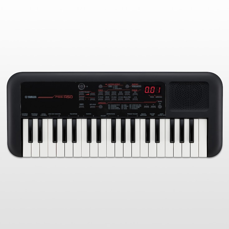 Teclado Yamaha Mini Pss-A50 Preto Sem Fonte Locomoção Facil