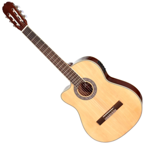 Violão Eletroacústico Canhoto Flat Nylon Hofma Hmc 225f Lh