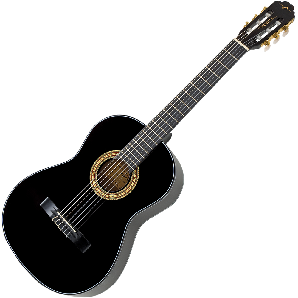 Violão Clássico Acústico Vogga VCA204 Preto Nylon
