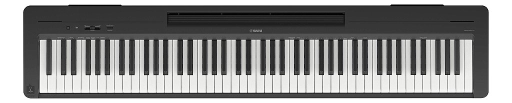 Piano Digital Yamaha P-145 Preto 88 Teclas com Fonte e Pedal