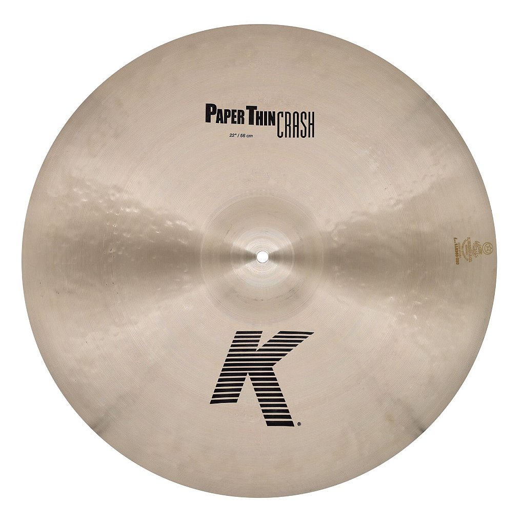 Prato Crash Zildjian K Series Paper Thin 22" K2822