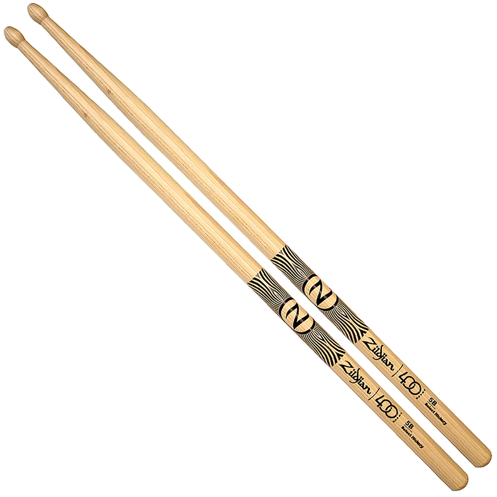 Par de Baquetas Zildjian 400 Anos Limited Edition Rock 5B Hickory
