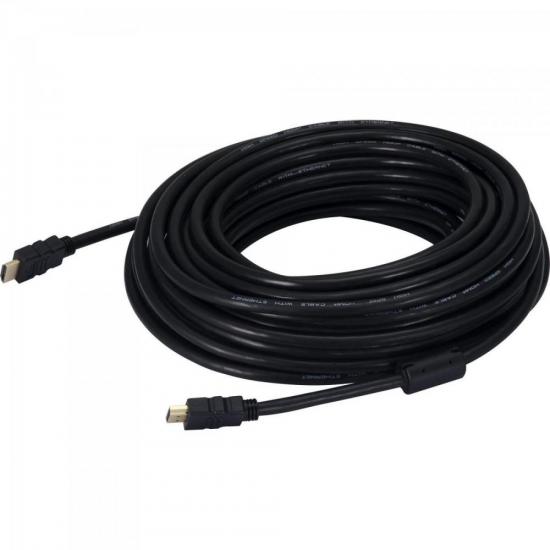 Cabo HDMI 1.4 3D Com Filtro HDF-105/15M Preto FORTREK