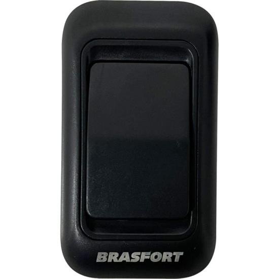 Botão de Campainha Sem Fio Brasfort Preto
