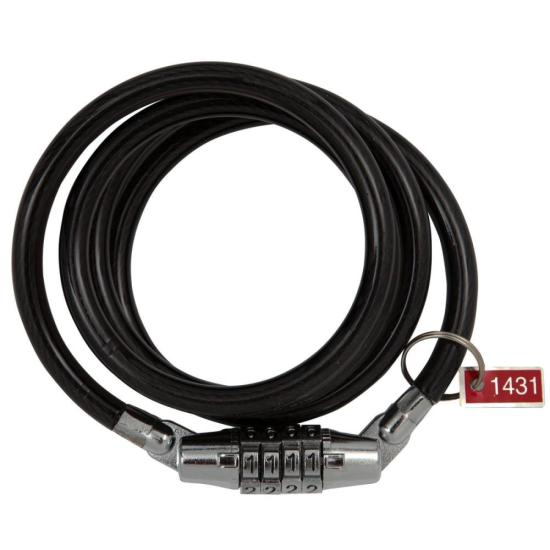 Cadeado Para Bicicleta Brasfort 8MMX1M Espiral Com Segredo