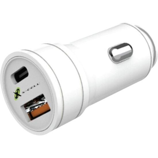 Carregador Veicular USB Para USB-C Flex XC-V16USB