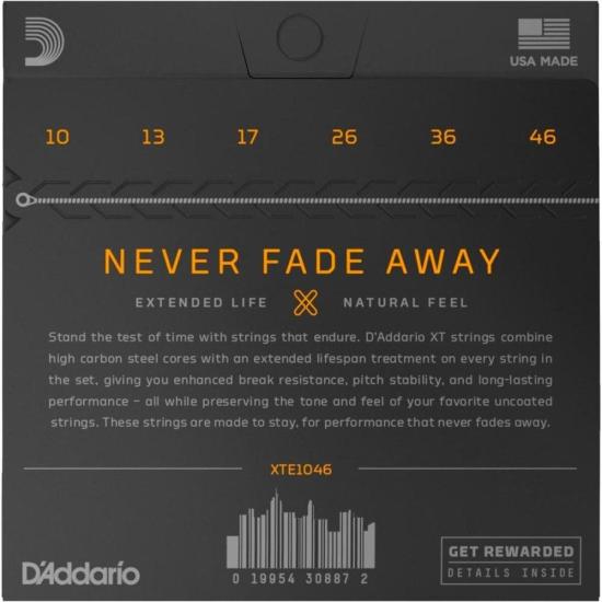 Encordoamento Guitarra Revestido .010-.046 XT Nickel XTE1046 D Addario