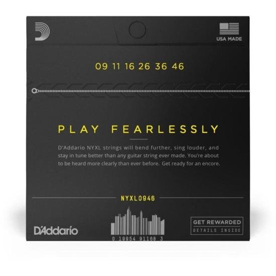Encordoamento Guitarra Hibrido .009-.046 NYXL NYXL0946 D Addario