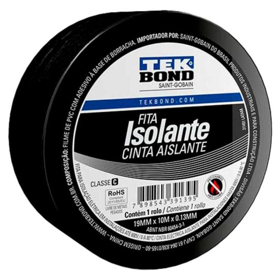 Fita Isolante Uso Geral 19mmx10m Tekbond