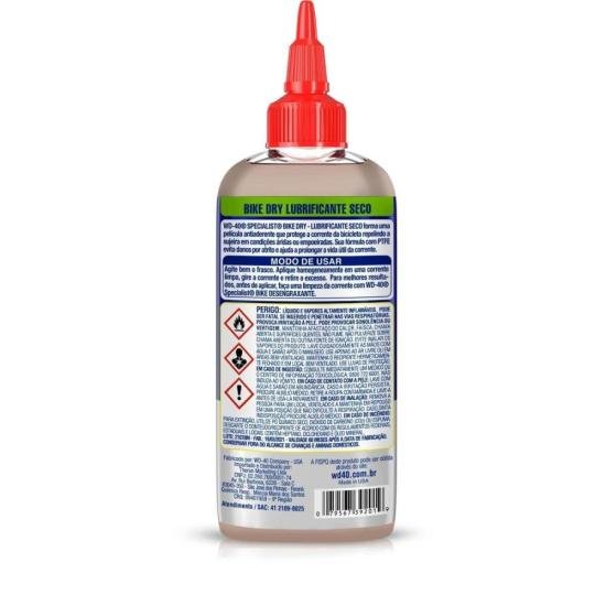 Lubrificante Seco 110ml WD40 Bike Dry