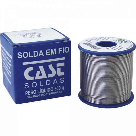 Solda em Fio Cast 189MSX1,50MM 500g Estanho para Soldagem
