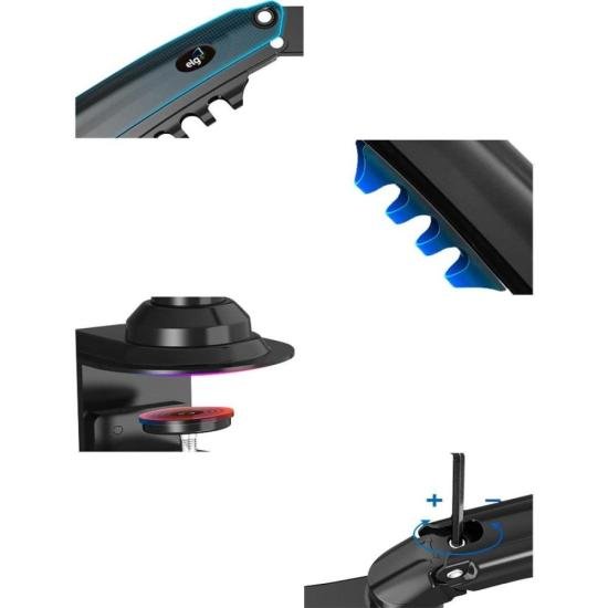 Suporte Torre Para Monitor Articulado 22-35" ELG FH80N