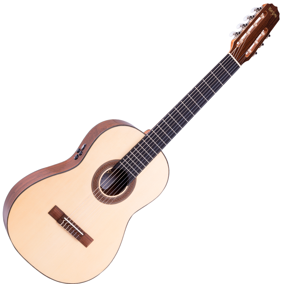 Violão Studio Rozini RX517 RE2.N.LP 7 Cordas Ativo Nylon