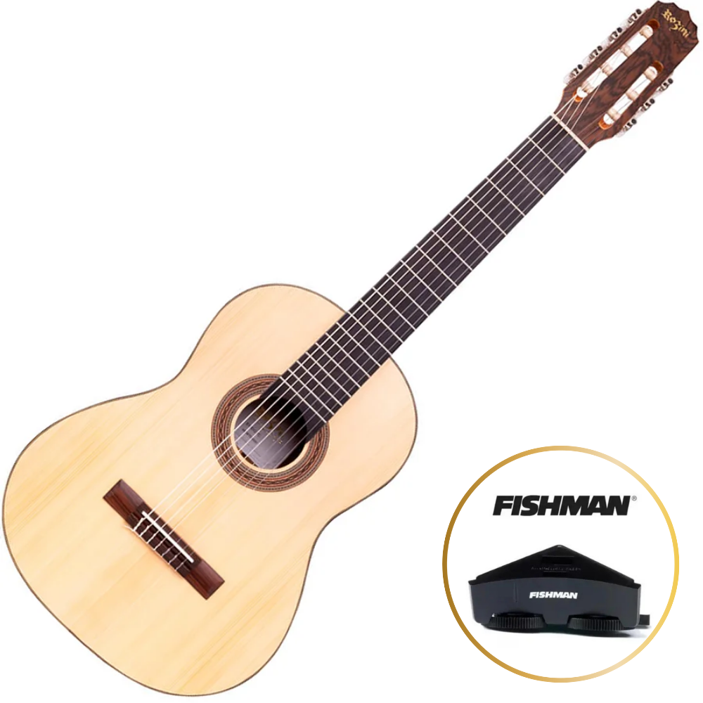 Violão Studio Rozini RX517 FS.N.LP 7 Cordas Ativo Nylon