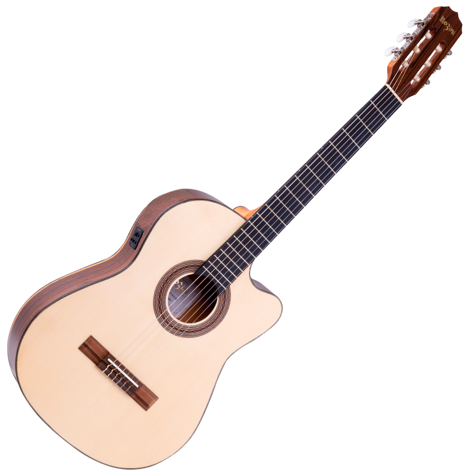 Violão Studio Rozini RX515 FC2.F.CT.LP Flat Ativo Nylon