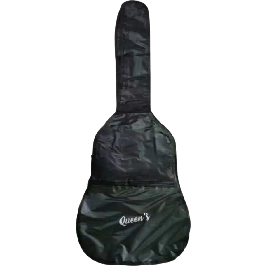Capa Para Violão Clássico Simples Preta Queen's
