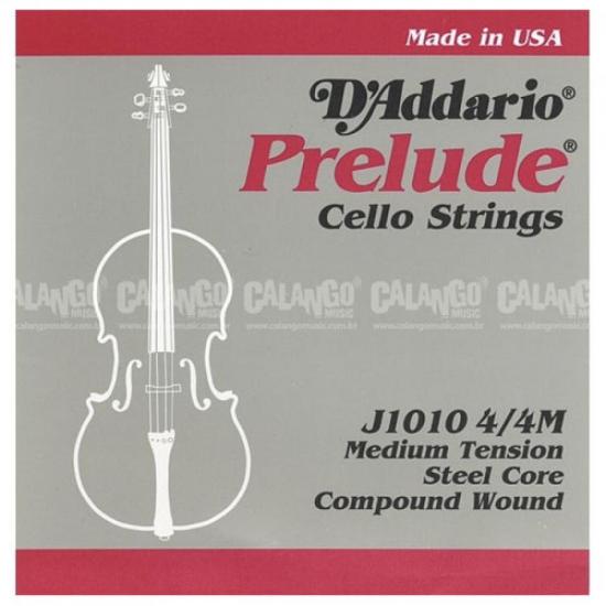 Encordoamento Cello Tensão Media Prelude J1010 4/4M D Addario