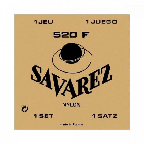 Encordoamento para Violão Nylon Alta 520F Tradicional SAVAREZ