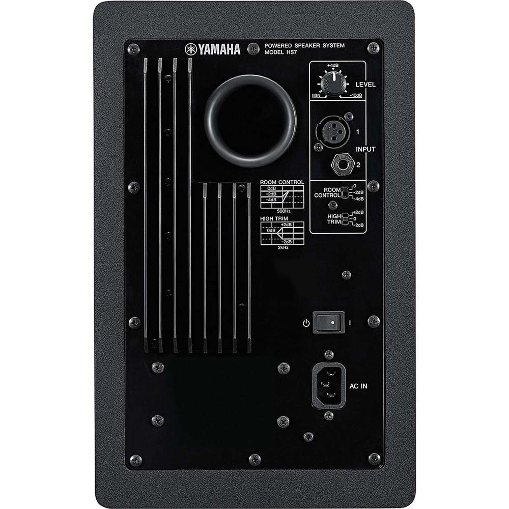 Monitor De Referência Bi-amplificado 95w Hs 7 Preto Yamaha