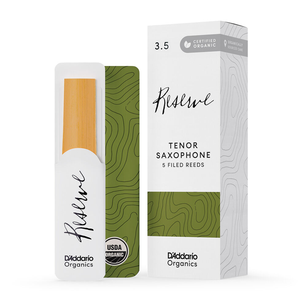 Palheta Sax Tenor 3.5 (5 Peças) DAddario Organic Reserve